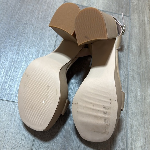 NEW! Nordstrom Anita Genuine Leather Block Heels - Size 10 - Picture 7 of 9